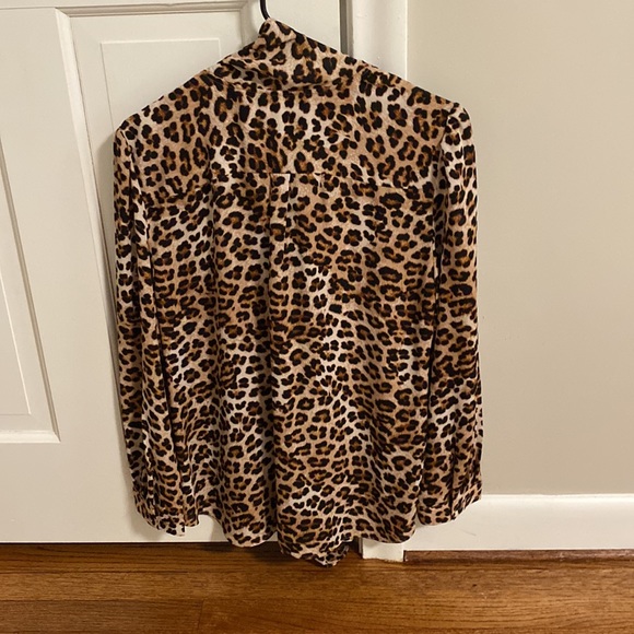 Ann Taylor Factory Animal Print Top - Picture 3 of 3